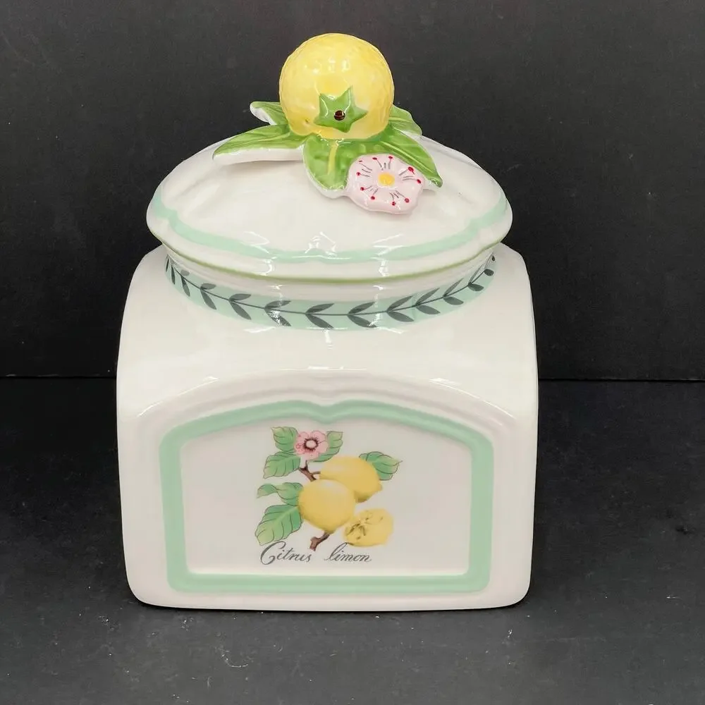 Villeroy & Boch French Garden Charm Citrus small canister